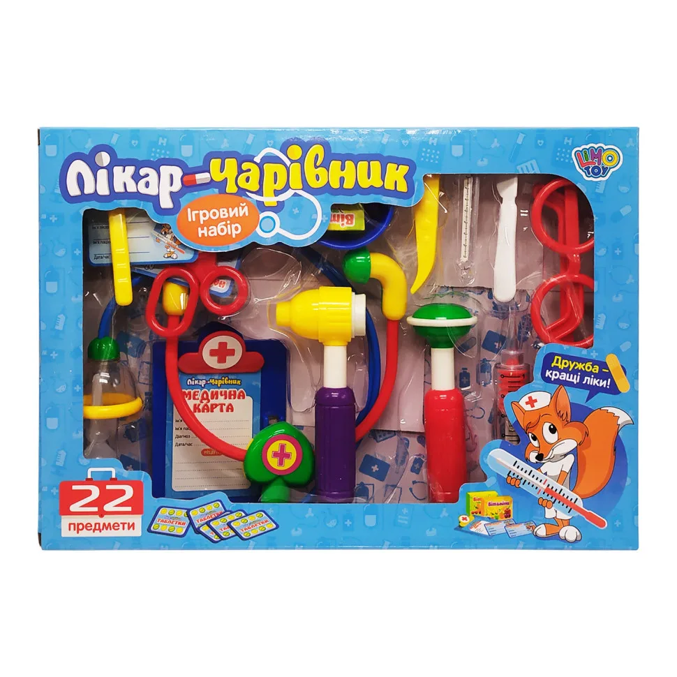 Игровой набор Доктор Limo Toy пластик 22 предмета цветной