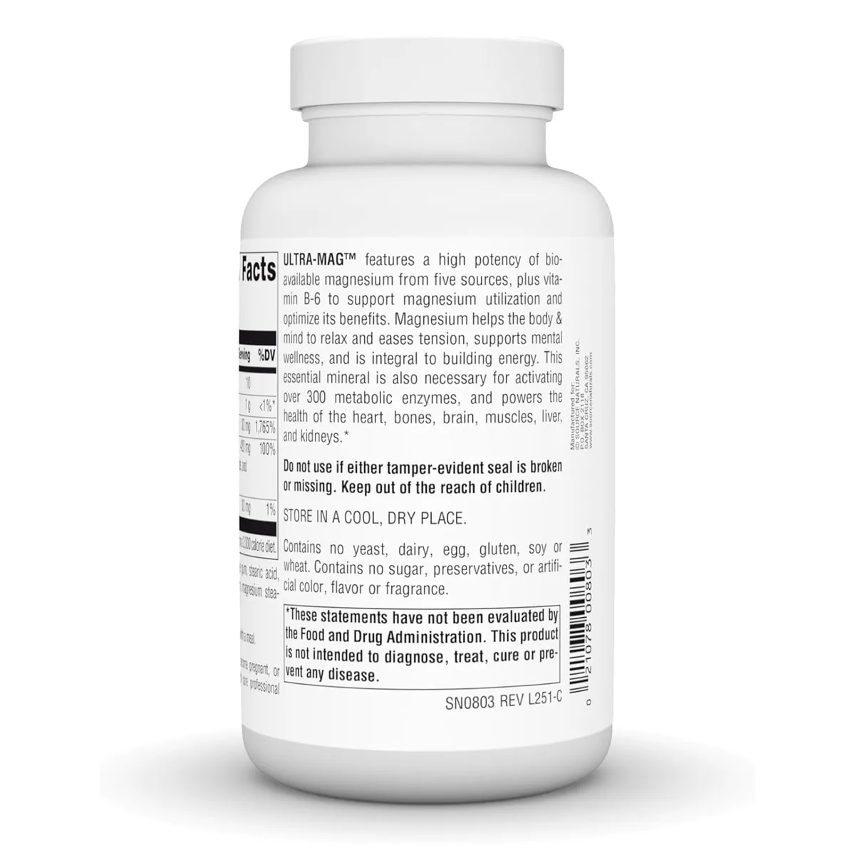 Ultra-Magnesium Complex Source Naturals рослинні капсули 120 шт.