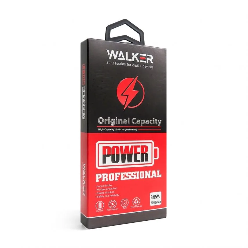 Акумулятор WALKER 5000mAh для Xiaomi Redmi Note 10 10S 3.87V Original