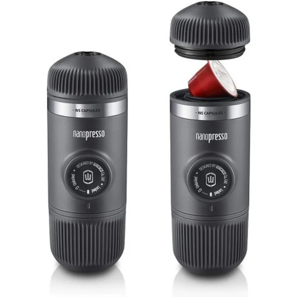 Адаптер для капсул Nespresso Wacaco Нержавіюча сталь 62х62х66 мм Чорний