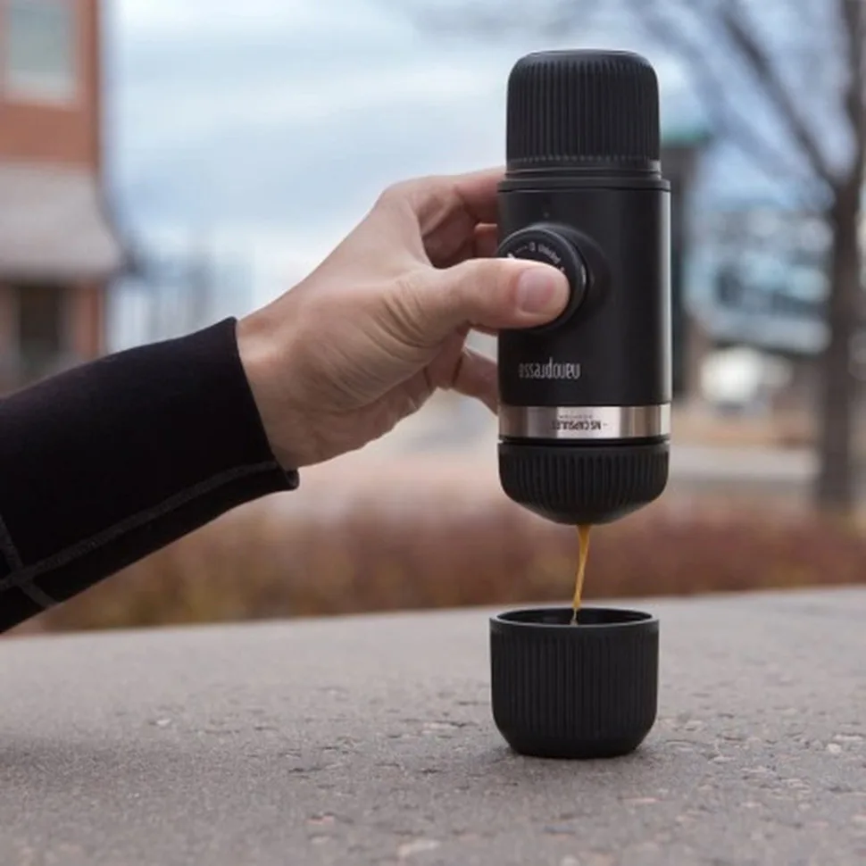Адаптер для капсул Nespresso Wacaco Нержавіюча сталь 62х62х66 мм Чорний