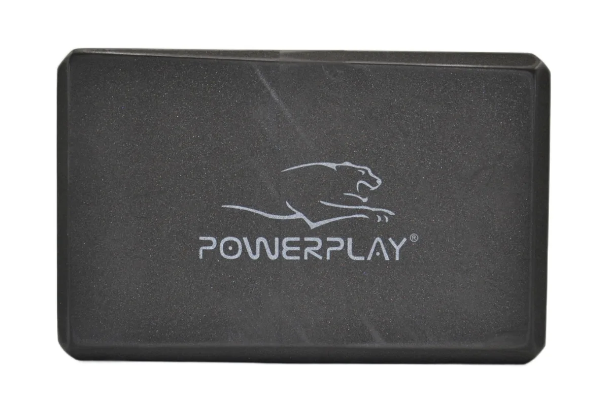 Блок для йоги Active Point EVA 7,6х15,2х22,9 см Чорний