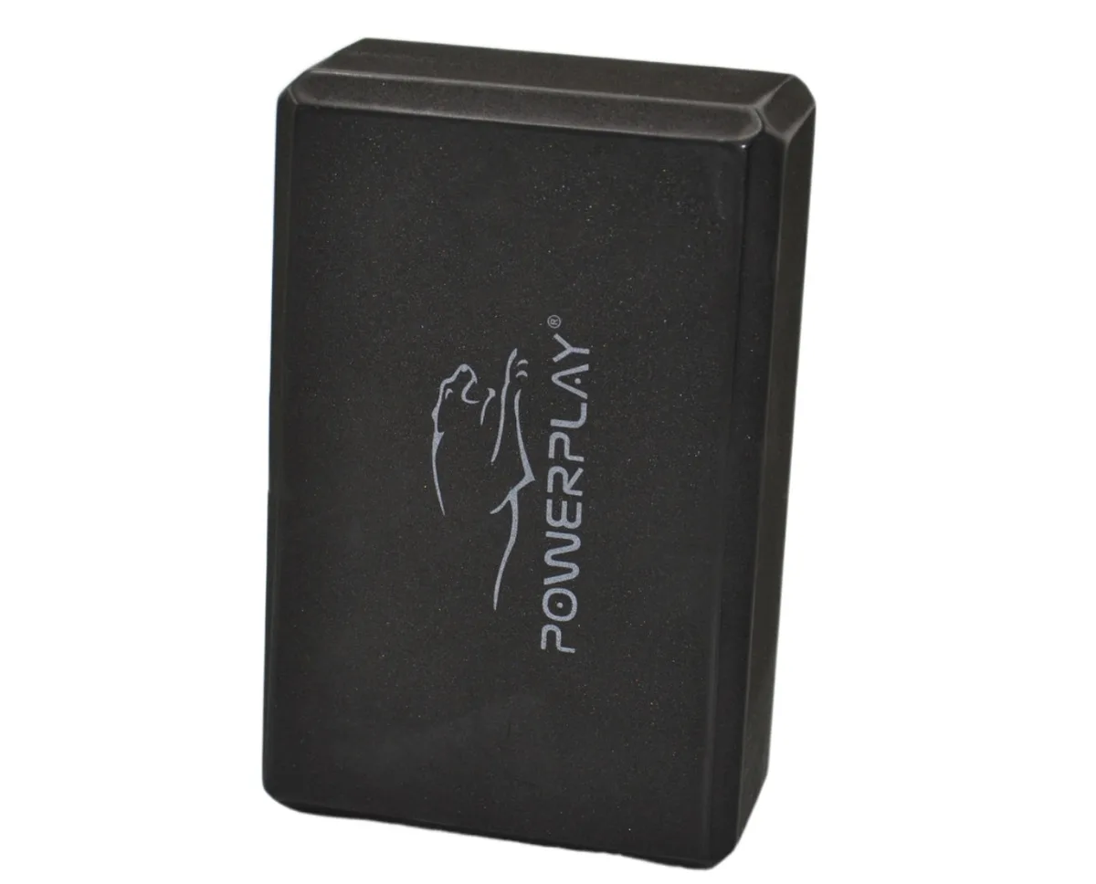 Блок для йоги Active Point EVA 7,6х15,2х22,9 см Чорний