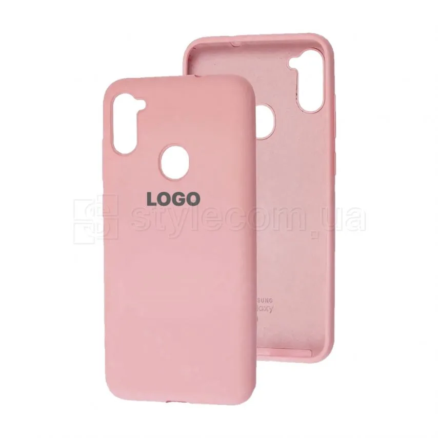 Чохол Silicone Case Samsung силікон рожевий для Galaxy A11/A115