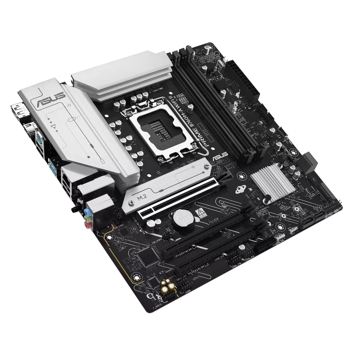 Материнcька плата ASUS PRIME B760M-A WIFI II s1700 B760 4xDDR5 M.2 HDMI DP Wi-Fi BT mATX