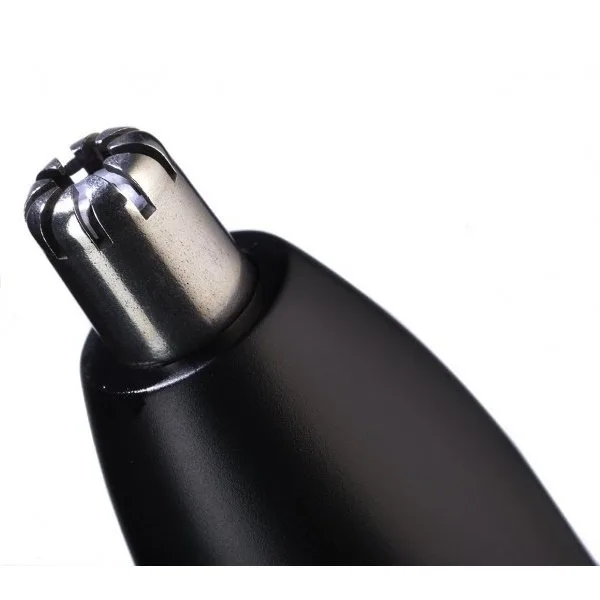 Тример BaByliss чорний нержавіюча сталь для носа та брів 3-5 мм батарейковий
