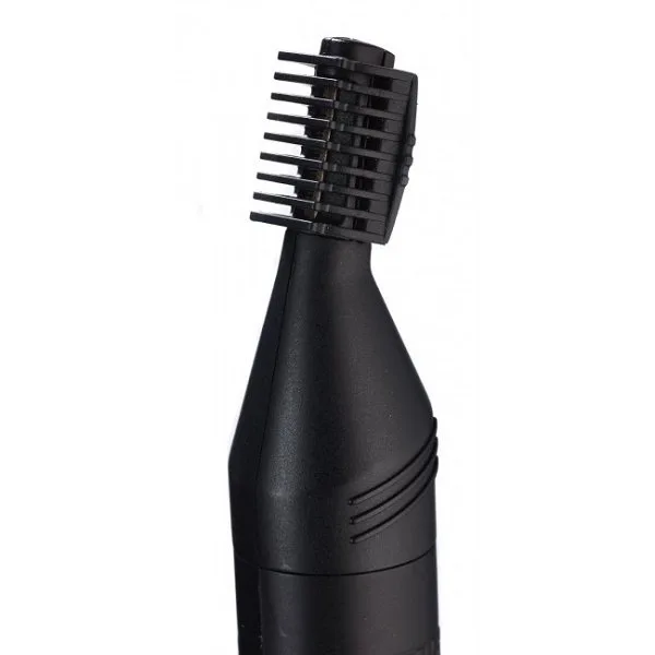 Тример BaByliss чорний нержавіюча сталь для носа та брів 3-5 мм батарейковий