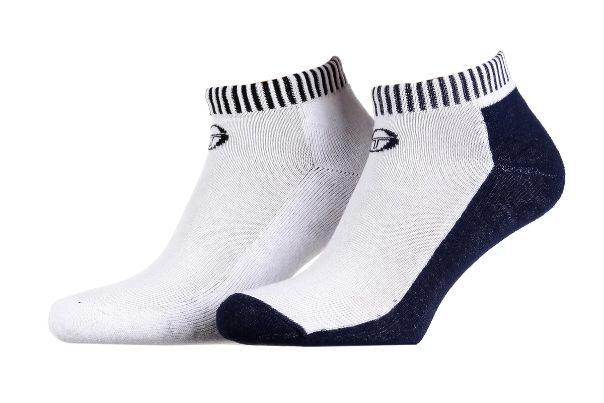 Шкарпетки Sergio Tacchini бавовна 36-40 синій білий 3-pack
