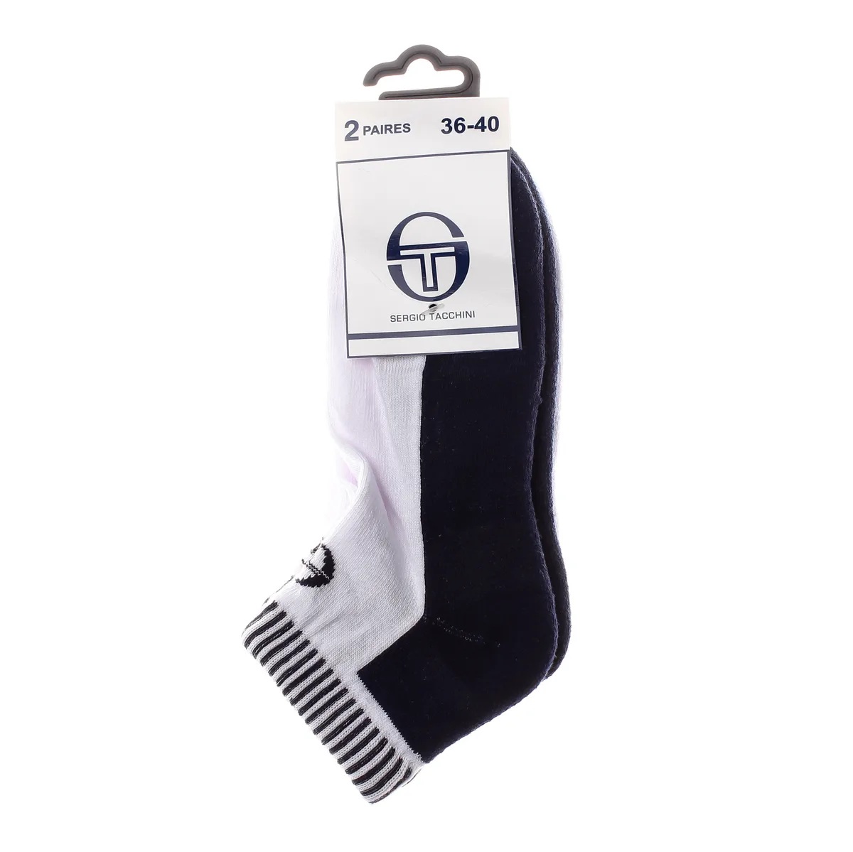 Шкарпетки Sergio Tacchini бавовна 36-40 синій білий 3-pack