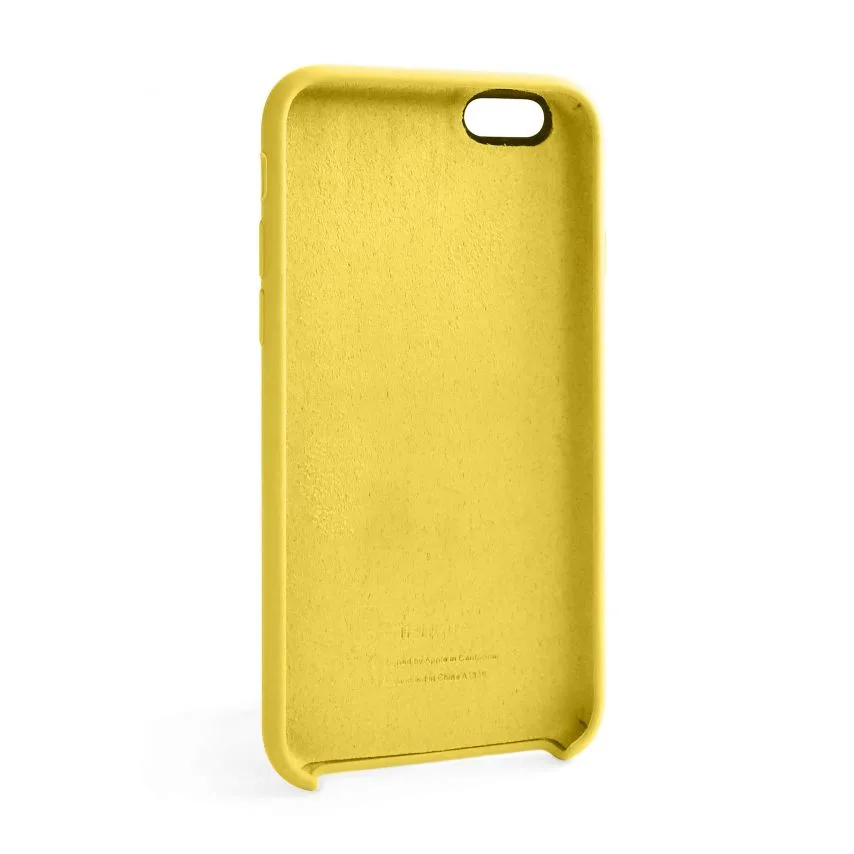 Чохол Silicone Case для Apple iPhone 6 6s силіконовий жовтий