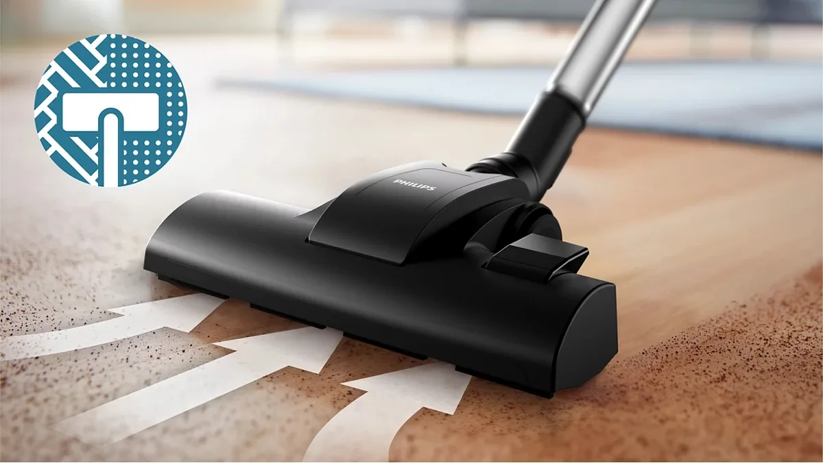 Пилосос Philips безмішковий Series 1000, 750Вт, контейнер - 1.3л, вага - 3.5кг, Super Clean Air, білий.