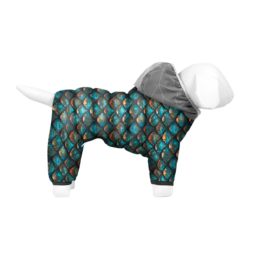 Комбінезон для собак WAUDOG Clothes Луска XS25 Поліестер 22-25 см х 24-26 см х 36-38 см