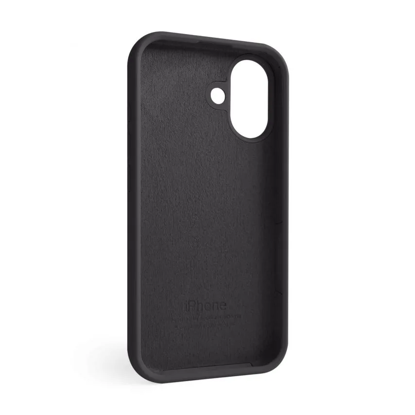 Чохол Silicone Case для Apple iPhone силіконовий 17 сірий