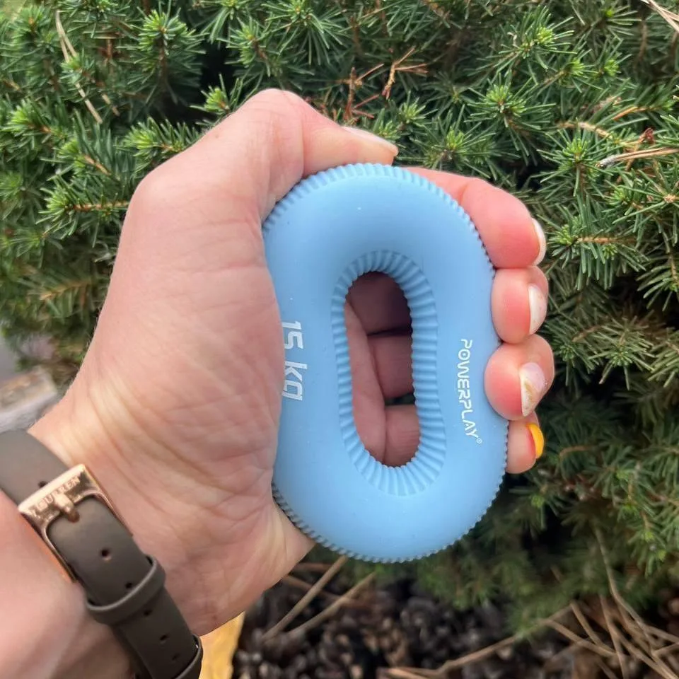Еспандер кистьовий Active Point силіконовий 15 кг блакитний