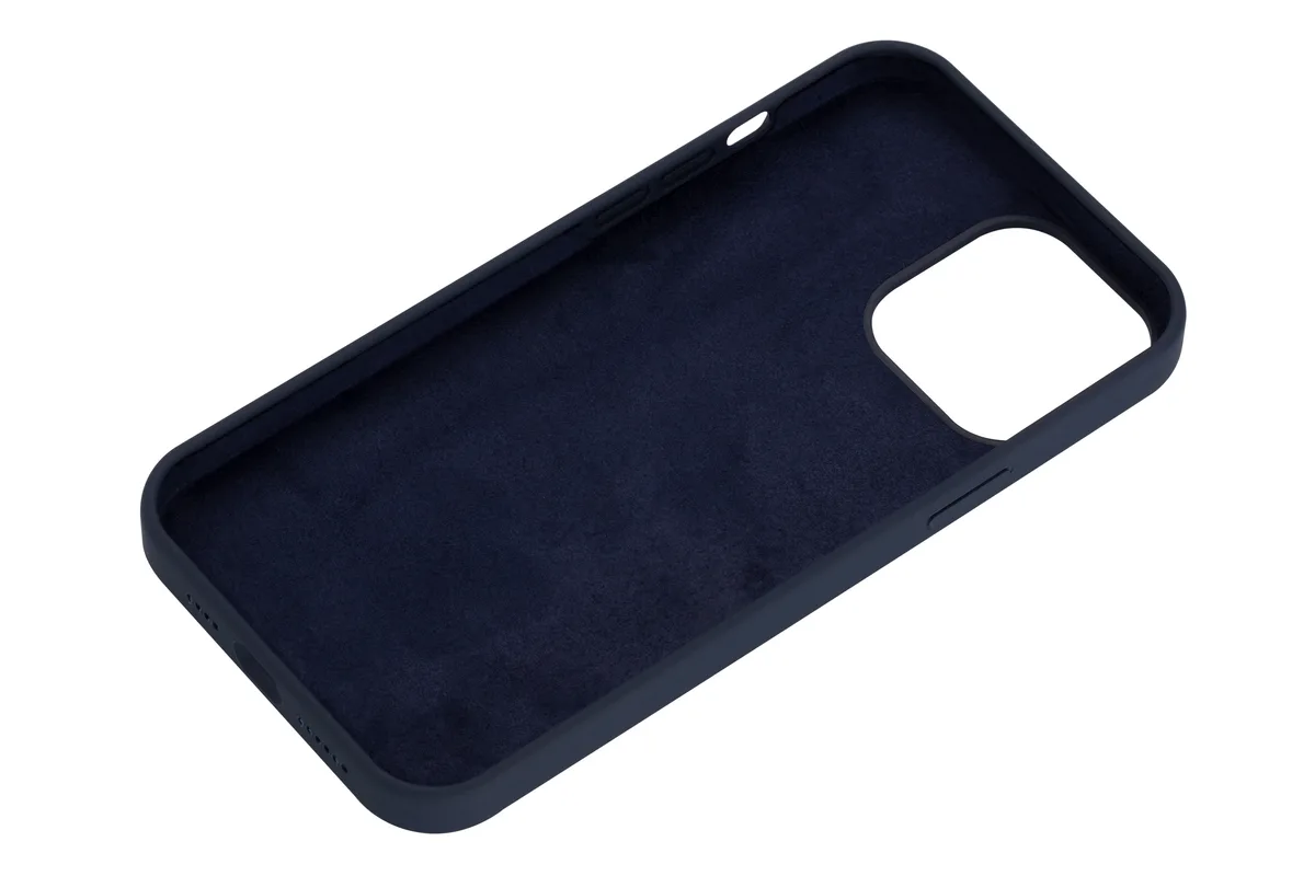 Чохол 2Е Basic для iPhone 13 Pro Max , Liquid Silicone, синій темний
