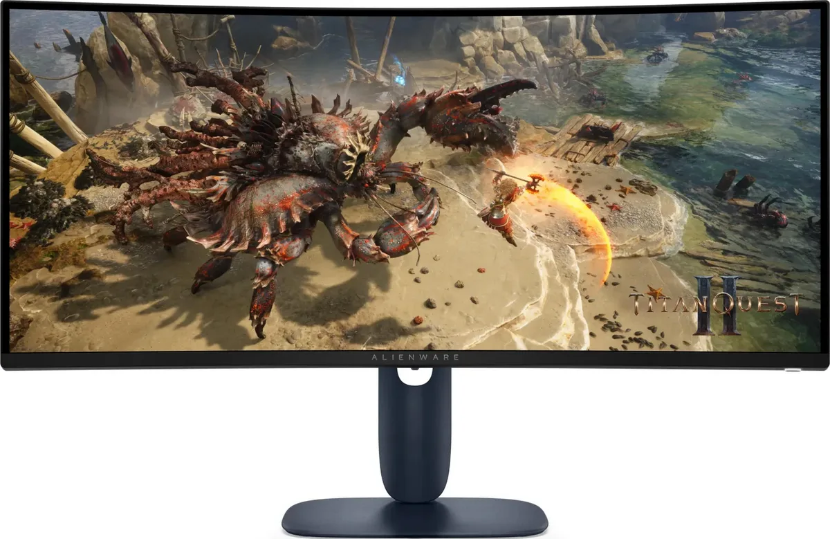 Монітор DELL VA 34 дюйми вигнутий 3440x1440 180Hz 1ms DCI-P3 95%