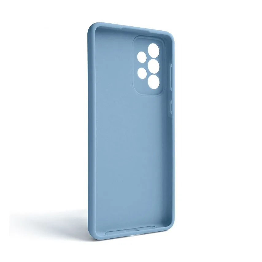 Силіконовий чохол для Samsung A73 5G 2022  блакитний
