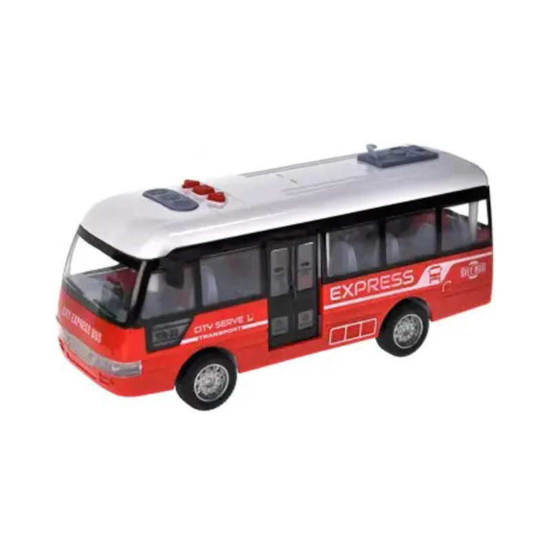 Дитячий інерційний автобус YG Toys пластик 19х6,5х8 см Червоний