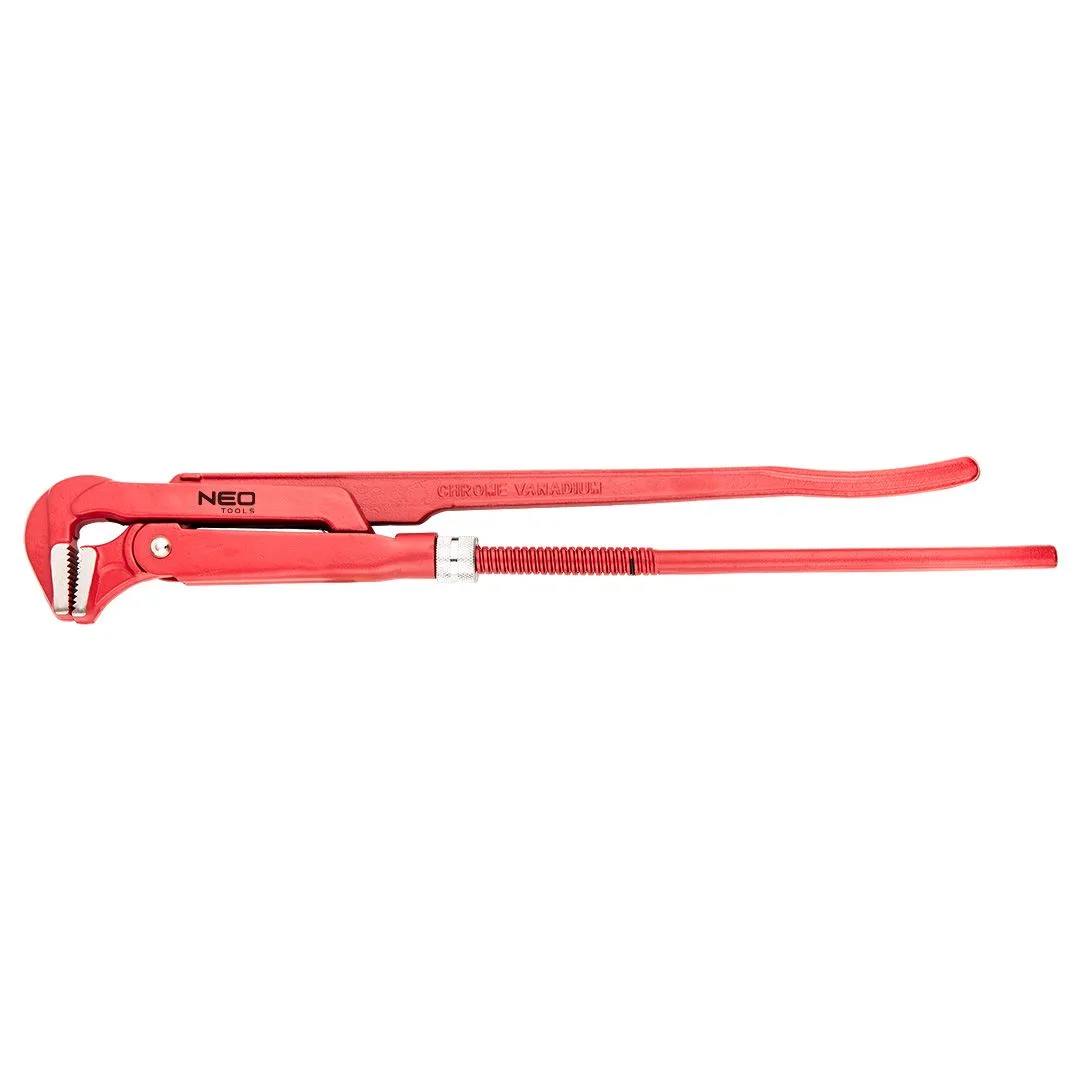 Трубний ключ Neo Tools, 90°, діапазон затиску 0-38 мм, довжина 420 мм.