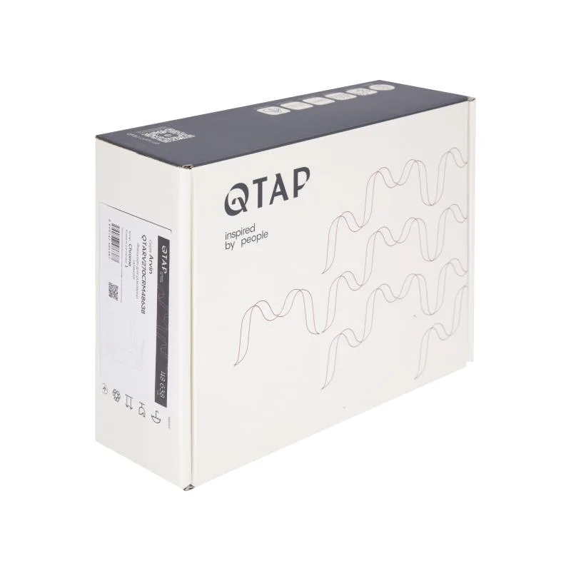 Смеситель для раковины 130 мм Латунь Хром Qtap