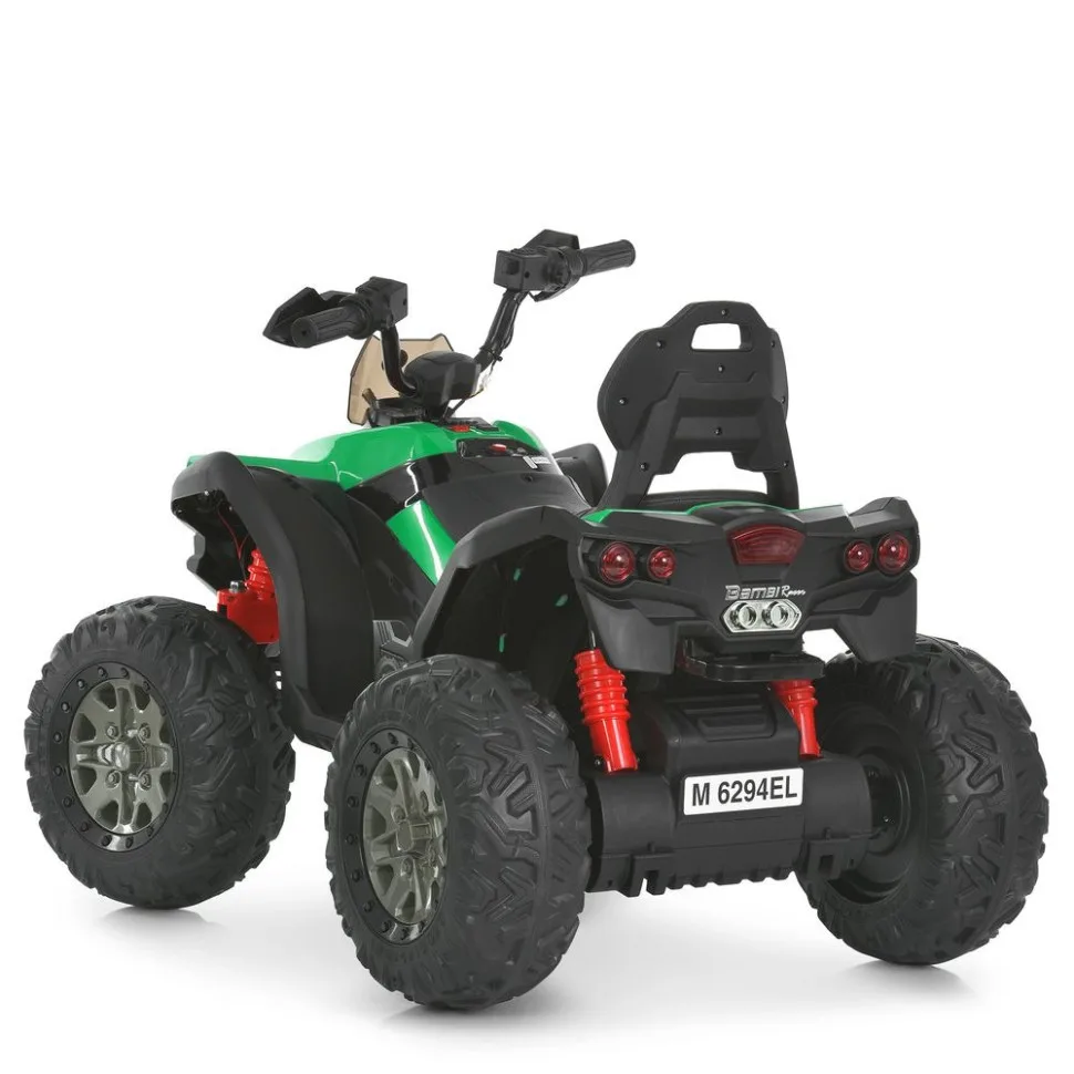 Дитячий квадроцикл Bambi Racer екокожа 116 см Червоний