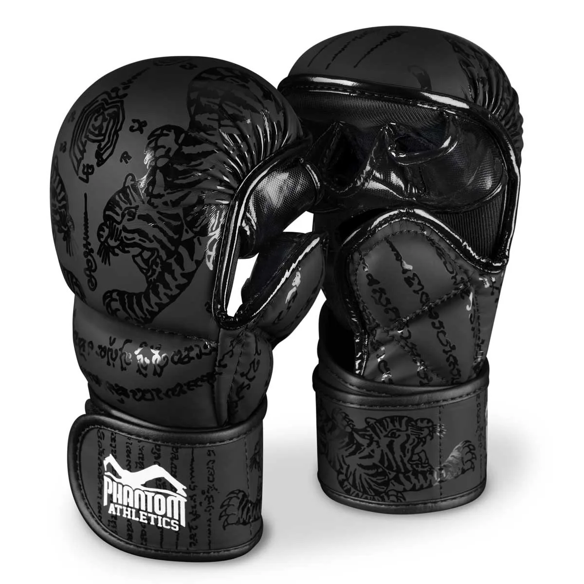Перчатки для ММА Phantom искусственная кожа L/XL черные