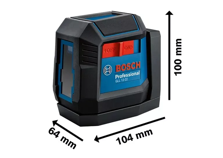 Нівелір лазерний Bosch Professional червоний промінь до 12м 0.3мм/м для будівництва і ремонту лазерний рівень