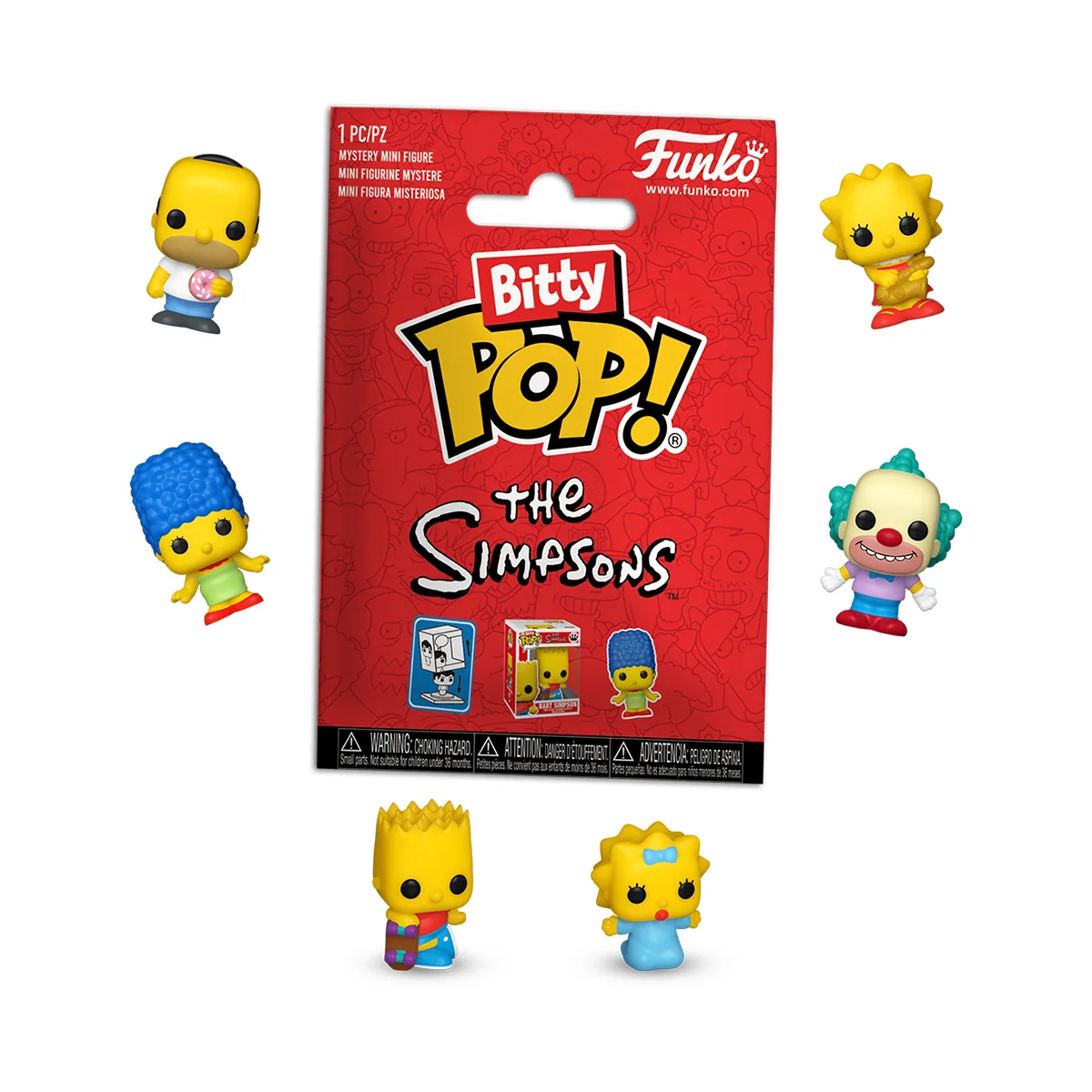 Ігрова фігурка Funko вінілова 3,1х2х2,5 см Сімпсони в асорт.