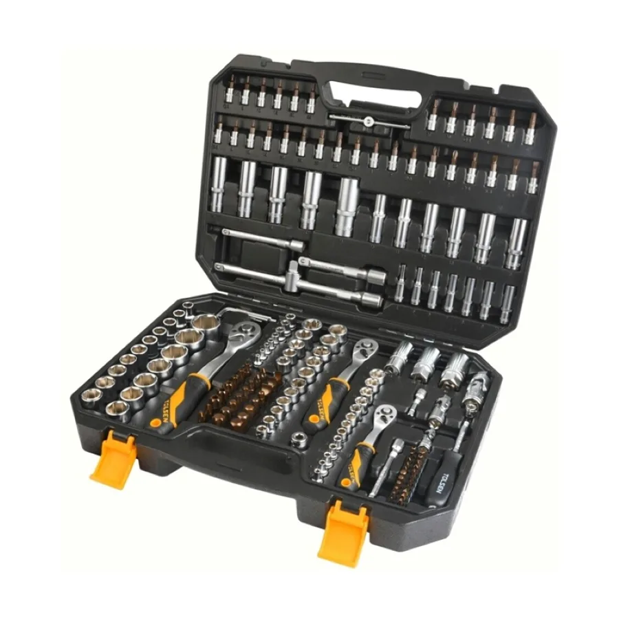 Набор инструментов Tolsen Профи, 1/2", 1/4", CrV, 175 единиц