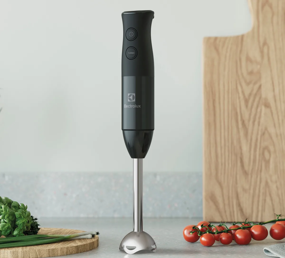 Занурювальний блендер Electrolux 600Вт, 3 в 1, чаша 600 мл, подрібнювач, чорний.