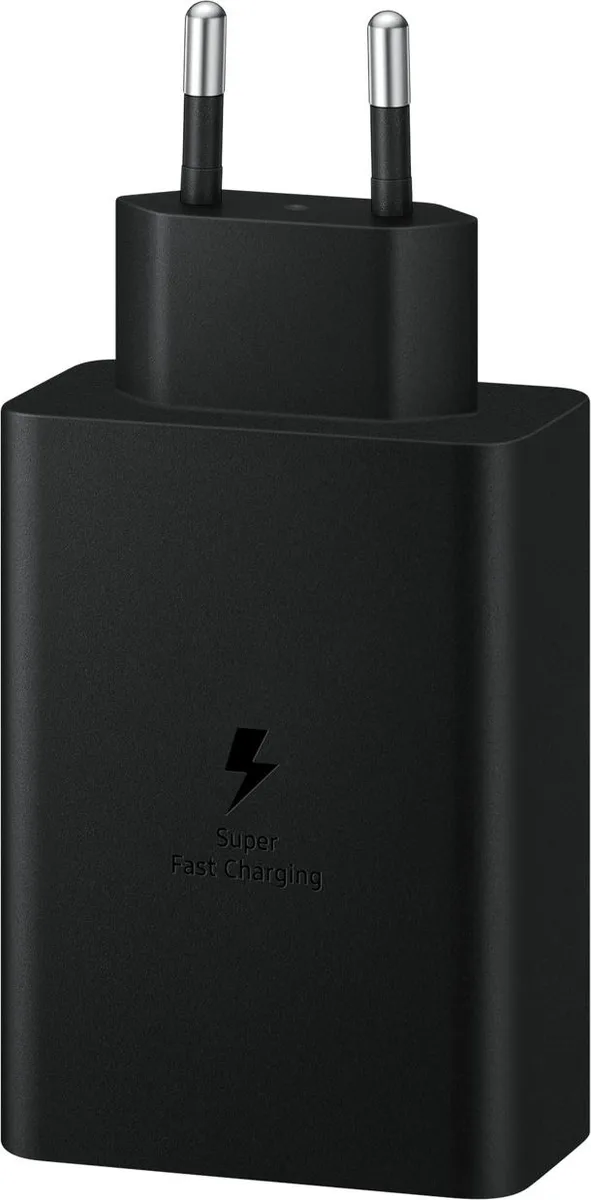 Зарядний пристрій мережевий Samsung 65Вт 2xUSB-С PD PPS/USB-A, чорний