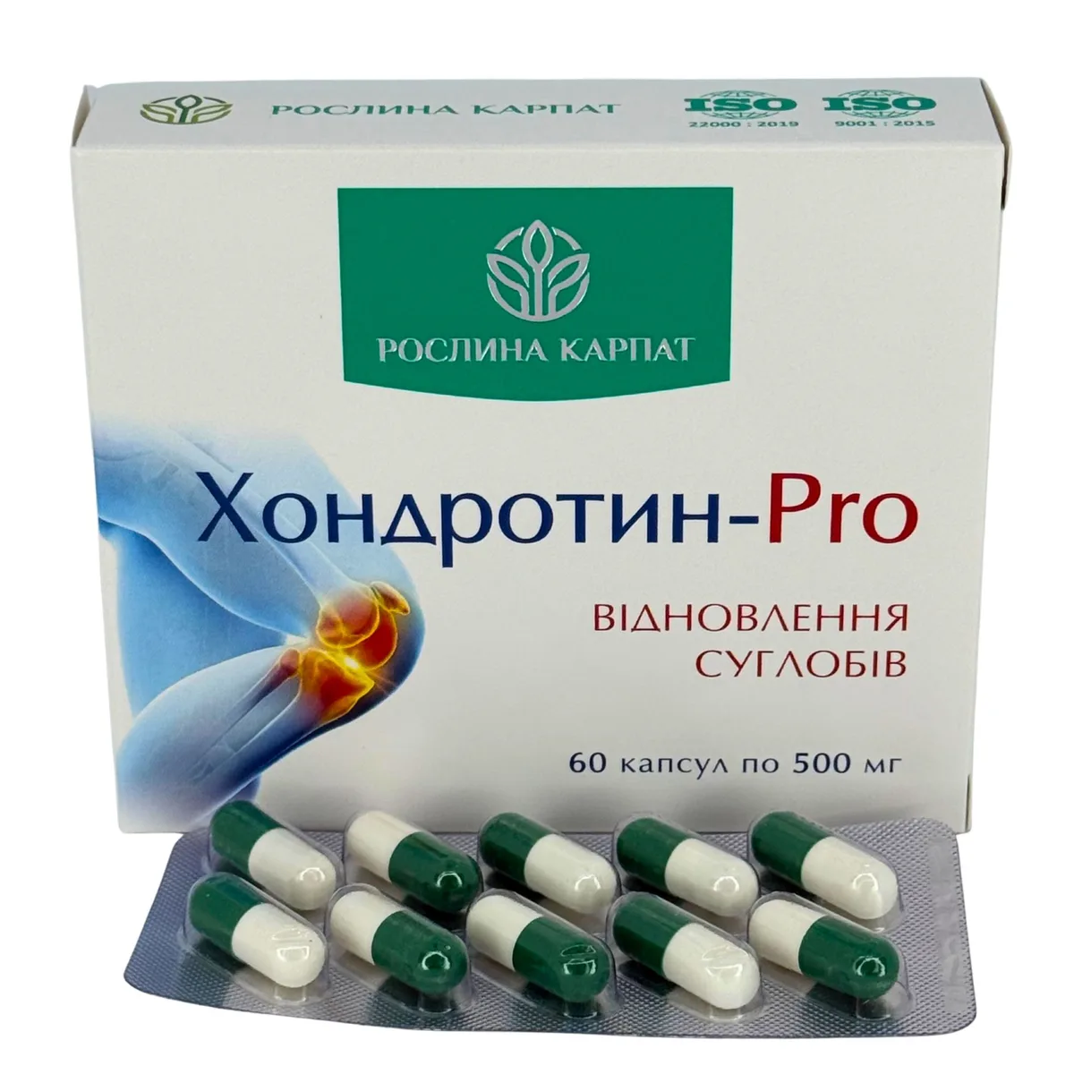 Хондротин-PRO 60 таб. – природний захист ваших суглобів Рослина Карпат