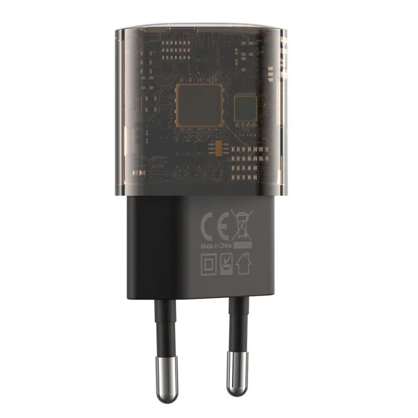 Сетевое зарядное устройство XO адаптер USB Type-C 30W черное