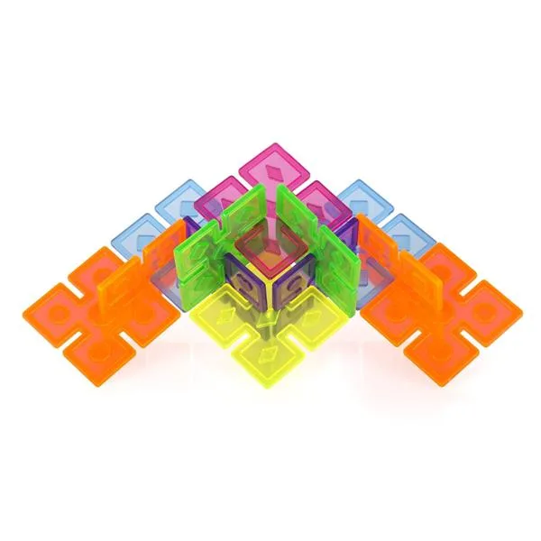 Конструктор Guidecraft пластиковий 20х16х16 см різнокольоровий 96 деталей