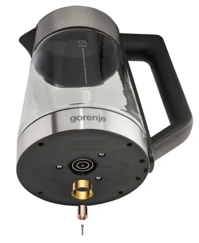 Электрочайник Gorenje Стекло 1,7 л Серебристый 2200 Вт