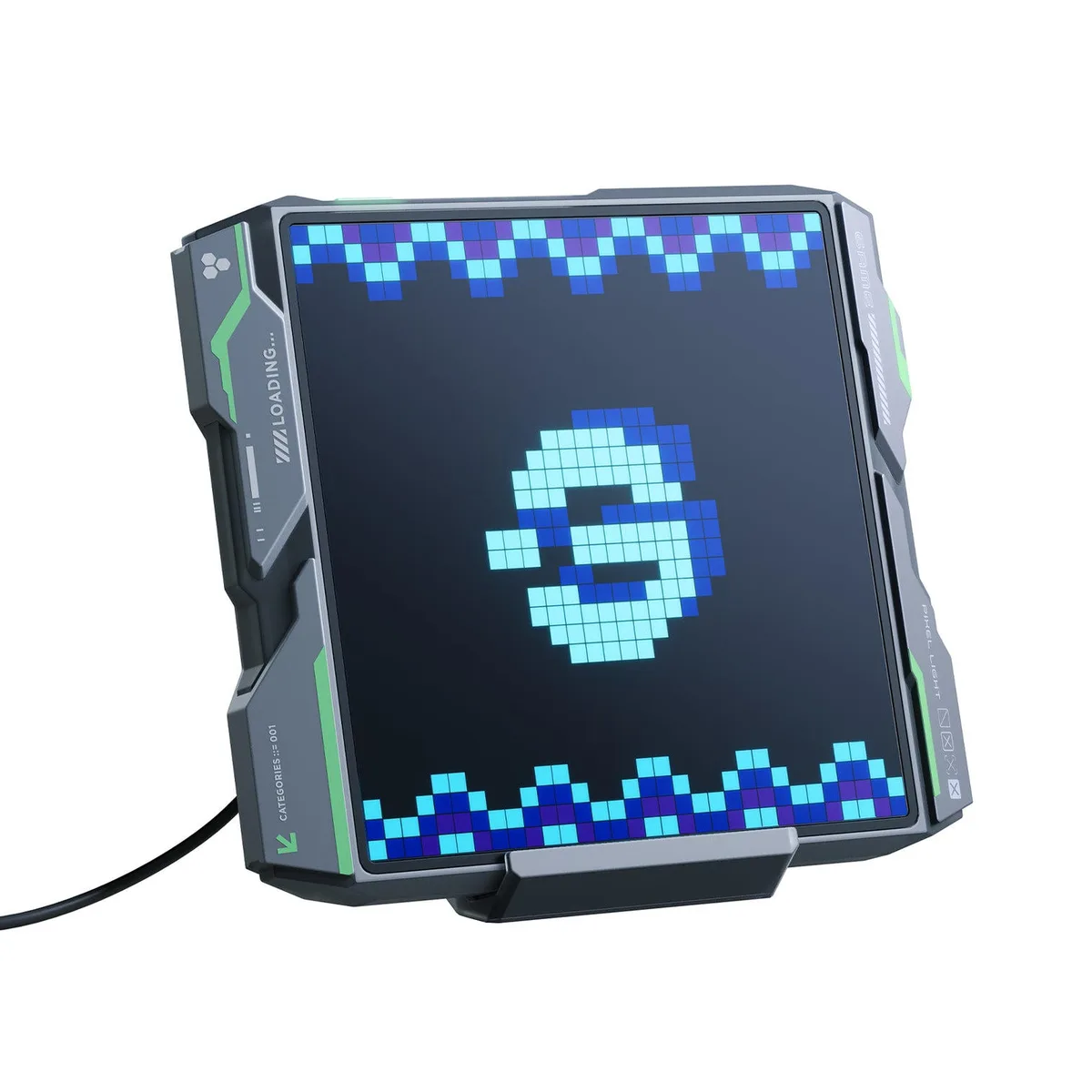 Пиксельный экран Govee H8630 LED Gaming Pixel Light 32x32 Пикселя, RGBIC, WI-FI/Bluetooth, серый.
