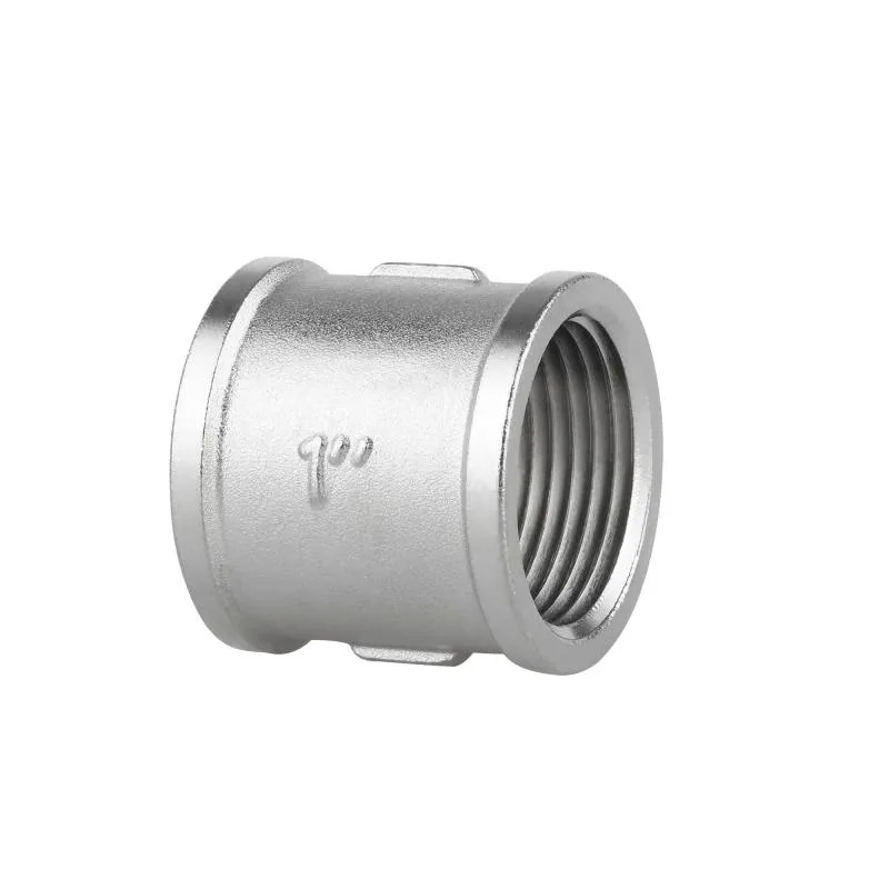Муфта латунная 1"x1" никелированная Thermo Alliance Forte