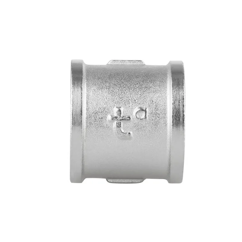 Муфта латунная 1"x1" никелированная Thermo Alliance Forte