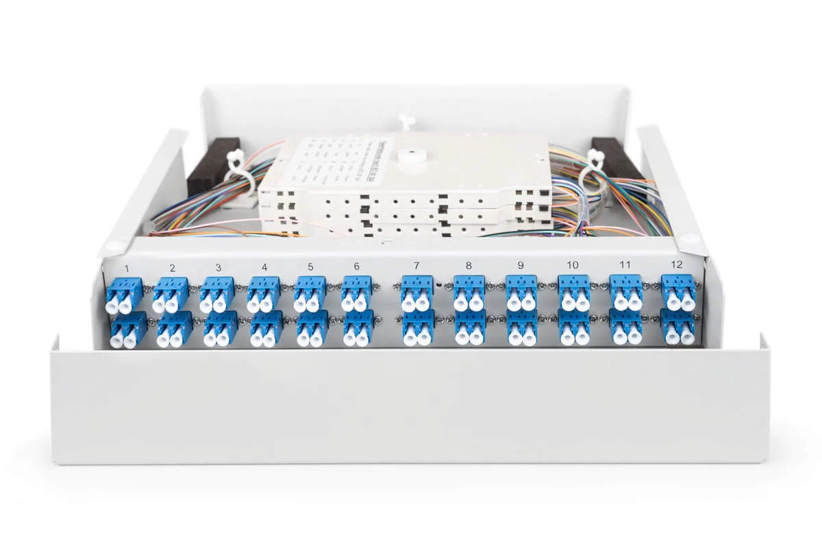 Комутацiйна панель DIGITUS ВО SM, 24 x LC DX, настінна, зібрана
