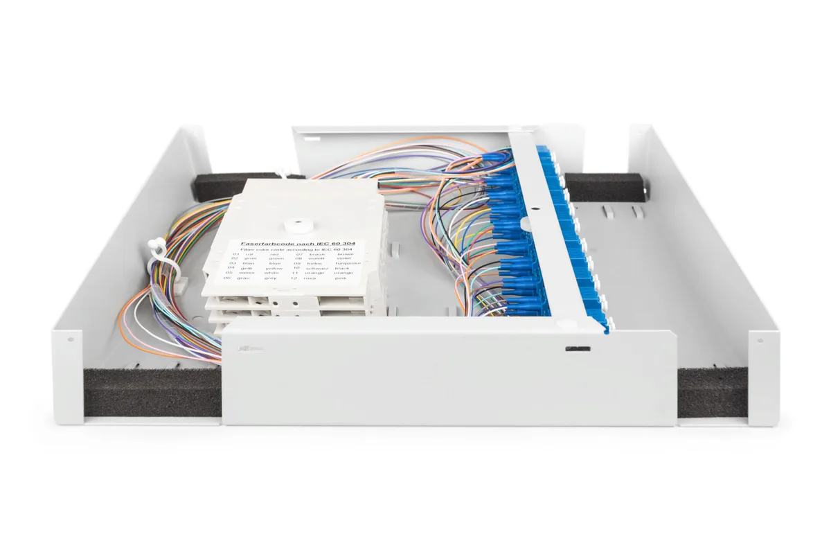 Комутацiйна панель DIGITUS ВО SM, 24 x LC DX, настінна, зібрана