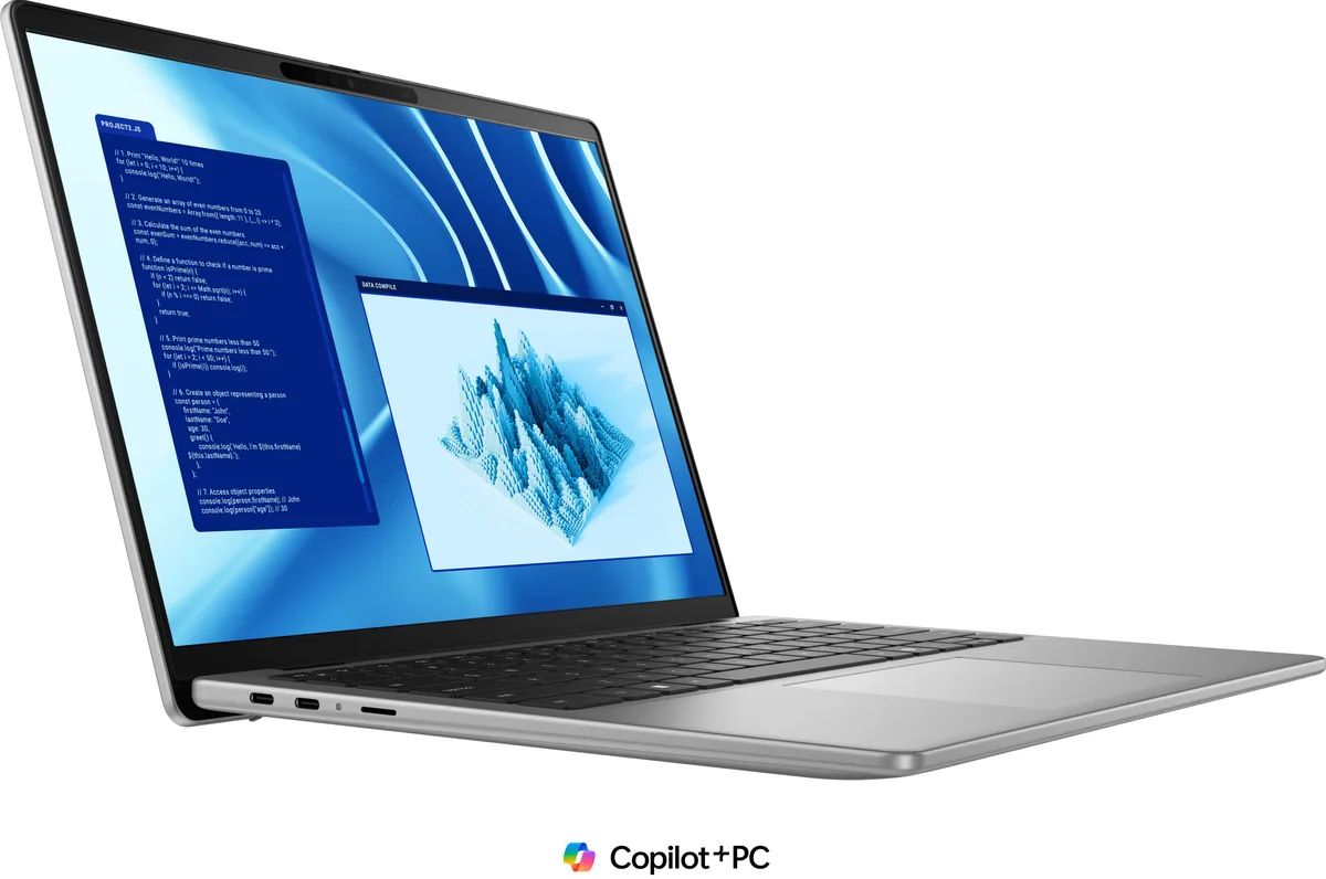 Ноутбук Dell Latitude 7455 14" QHD+ IPS Touch, Snapdragon X Elite X1E-80-100, 32GB, F1TB, Qualcomm Adreno, Win11P, серый.