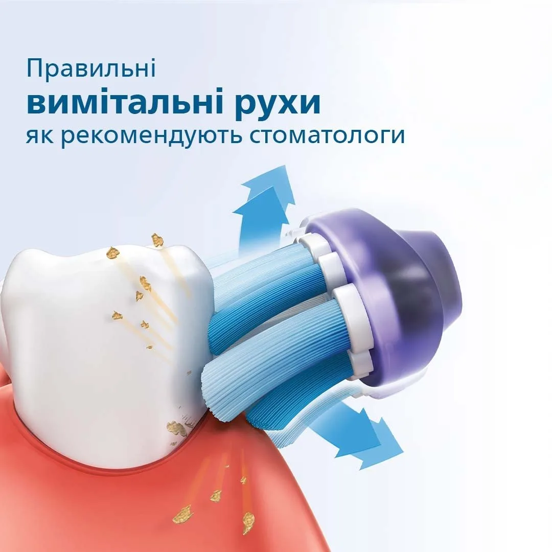 Электрическая зубная щетка Philips Sonicare 2100 Series, 31 тысяча колебаний в минуту, 1 насадка, белая