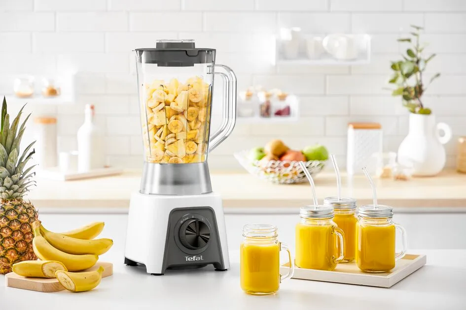 Блендер Tefal стаціонарний Blendeo Plus, 450 Вт, чаша 1500 мл, білий.