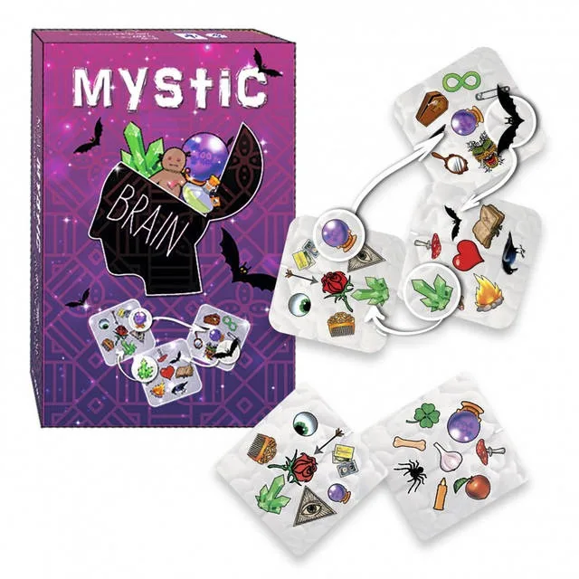 Настільна гра Brain Mystic 57 карт 80х80 мм картон багатоколірна