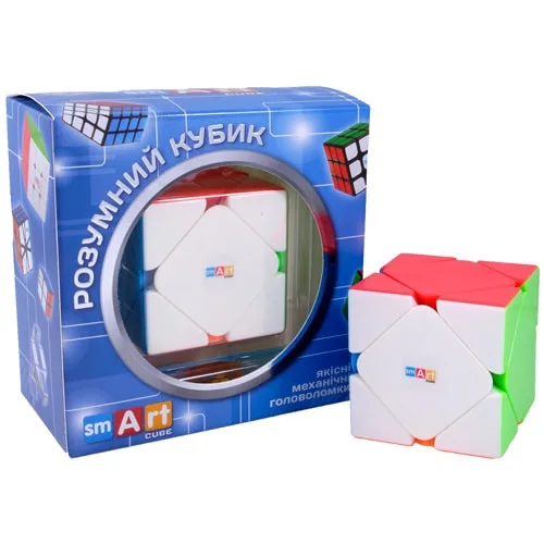 Кубик Рубіка Скьюб Smart Cube без наліпок пластик 5,6х5,6х5,6 см чорний