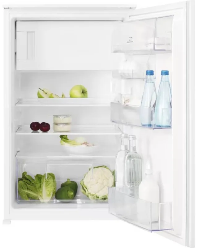 Холодильник Electrolux вбудований з верхнім морозильником 87,3 см 109 л для кухні побутовий холодильник