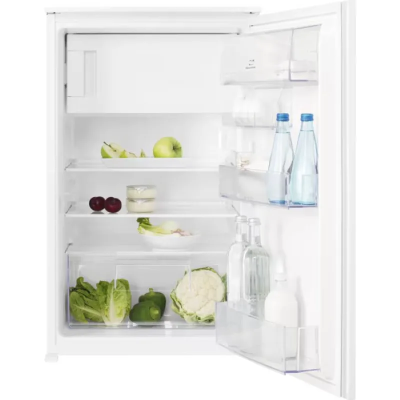 Холодильник Electrolux вбудований з верхнім морозильником 87,3 см 109 л для кухні побутовий холодильник