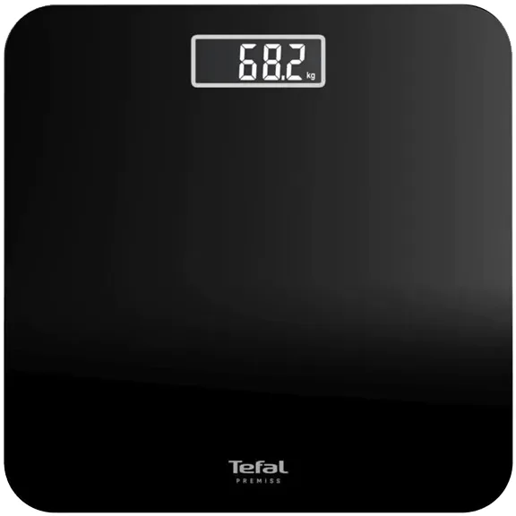Ваги підлогові електронні Tefal скло 30х30 см чорні максимальне навантаження 160 кг