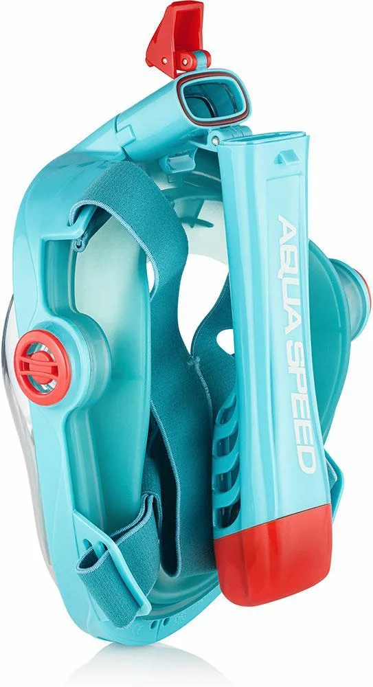Повнолицьова маска Aqua Speed силікон S бірюзова для дітей