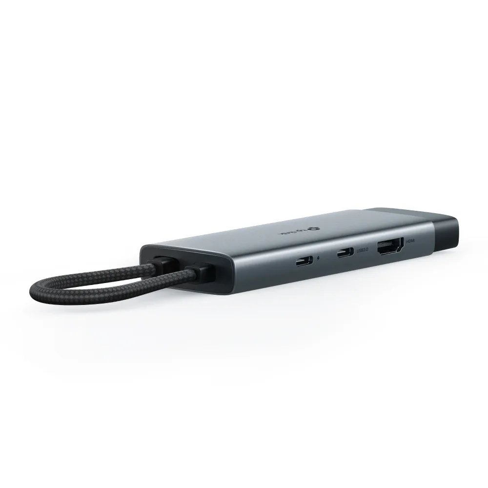 Хаб USB TP-Link 4 порти USB 3.0 HDMI RJ-45 чорний